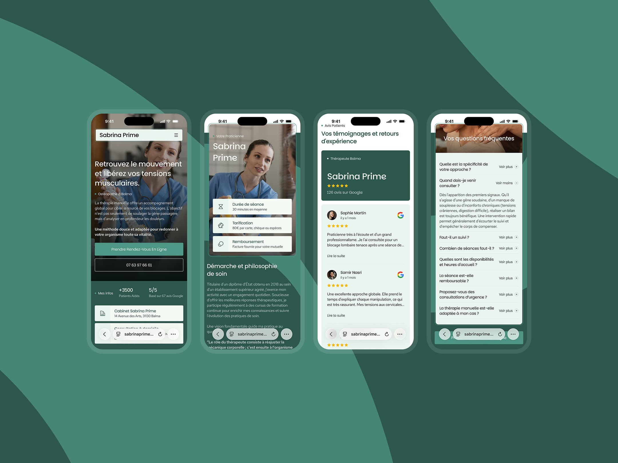 Template de Webdesign pour l'entreprise Therays