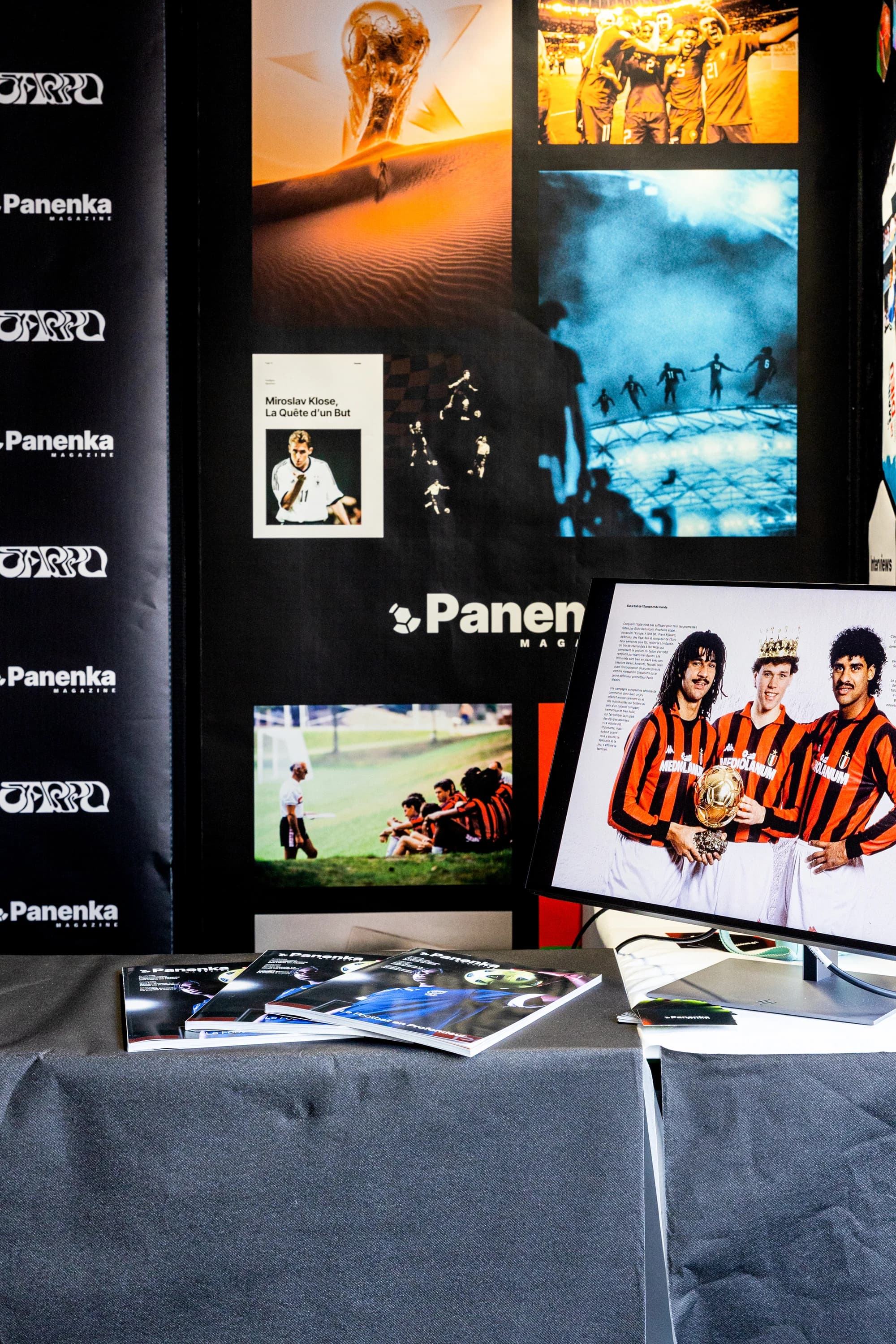 Création et direction artistique du magazine Panenka
