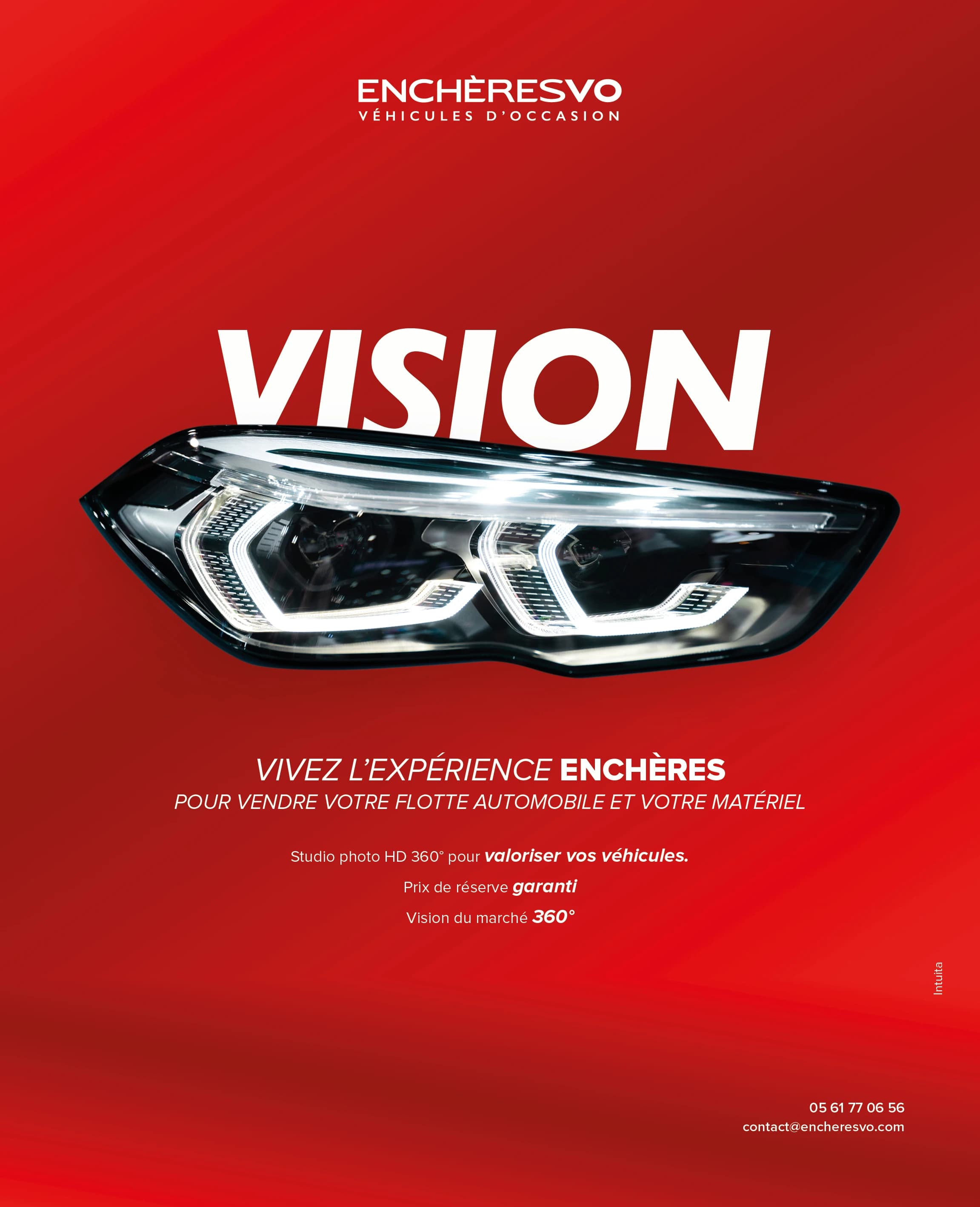 Campagne de communication pour Enchère VO en collaboration avec Intuita Agency