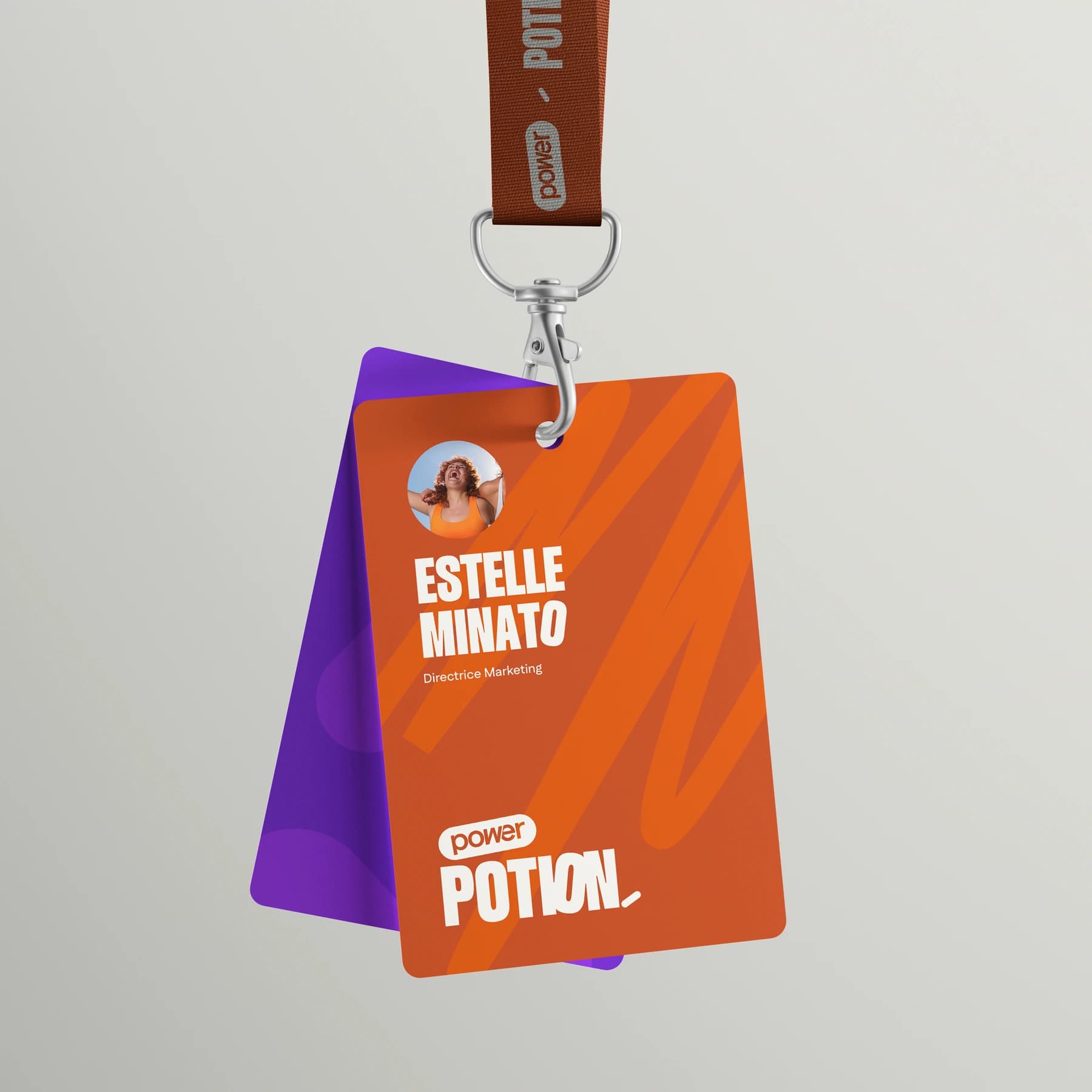 Identité visuelle pour l'entreprise de compléments alimentaires Power Potion